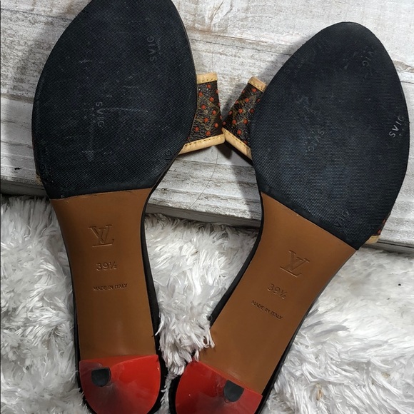 Louis Vuitton Suede Platform Sandals - Shoes - LOU105661 | The RealReal